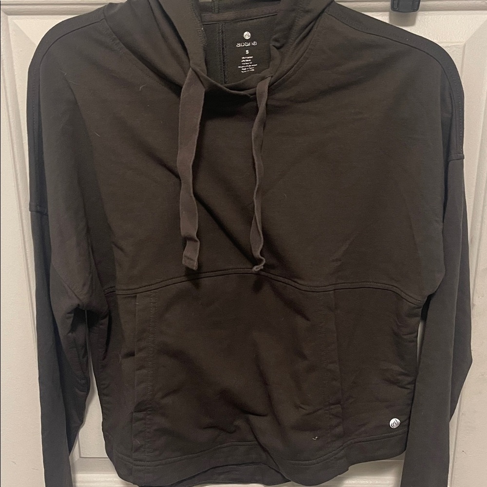 Gray Charcoal Hoodie with Drawstrings